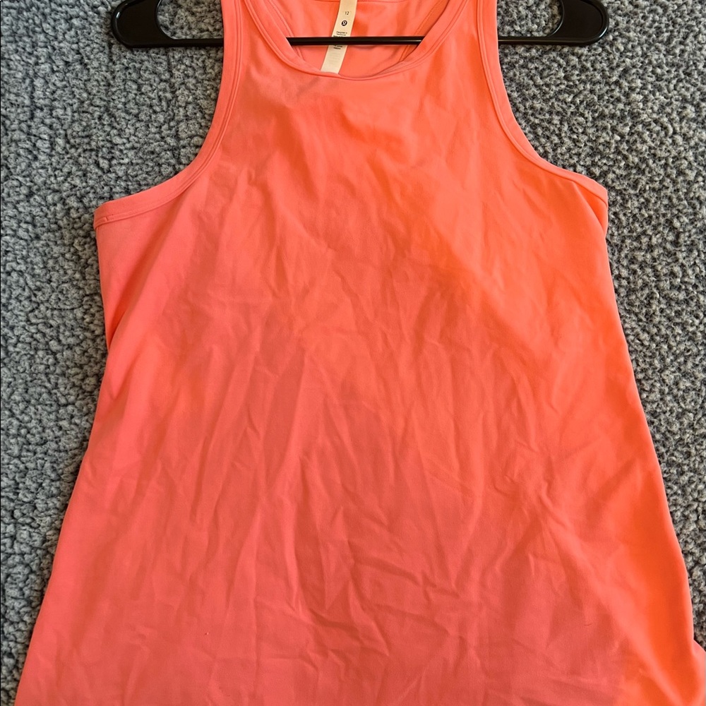 Lululemon Rasberry cream high neck align tank